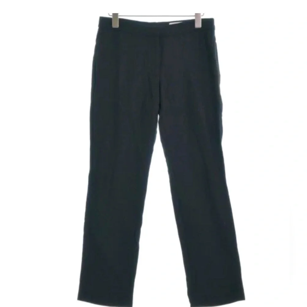 Alexander McQueen Lace-Up Flare Pants Elegant Black Dress Pants - Picture 1 of 9